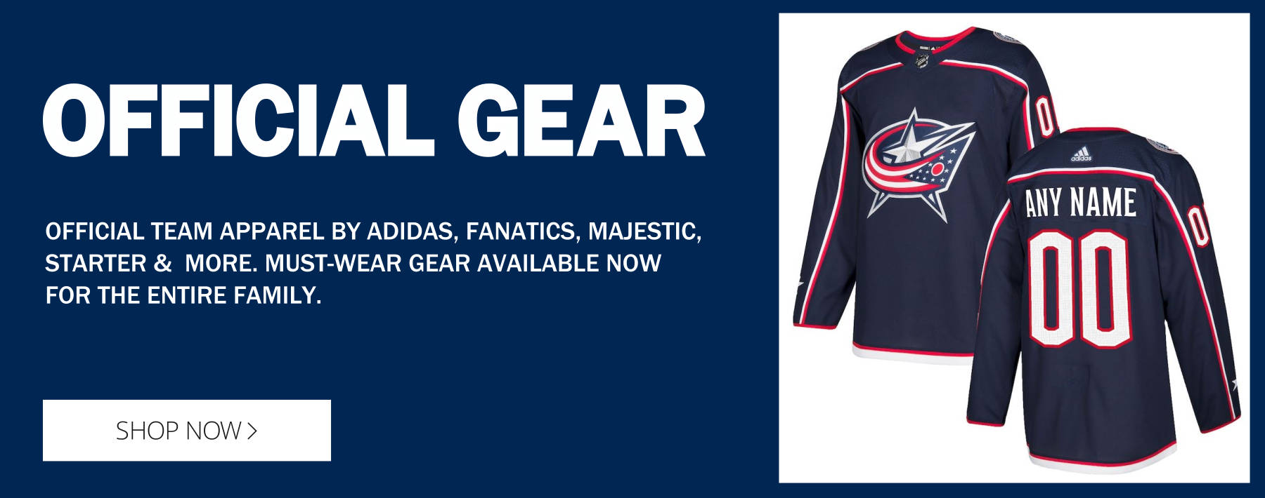 Officially Licensed Columbus Blue Jackets Gear and Merchandise 